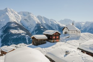 Bettmeralp, Bergdorf, Alpen, Wallis, Winterferien, Schweiz